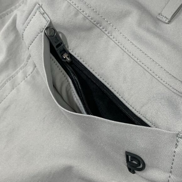 Public Rec Dealmaker 5 Pocket Pants Mens 33x28 Fog Gray Stretch Work Golf Office - Picture 9 of 13